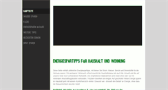 Desktop Screenshot of energiespartipps.andi-bernhard.de