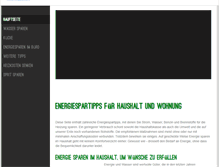 Tablet Screenshot of energiespartipps.andi-bernhard.de